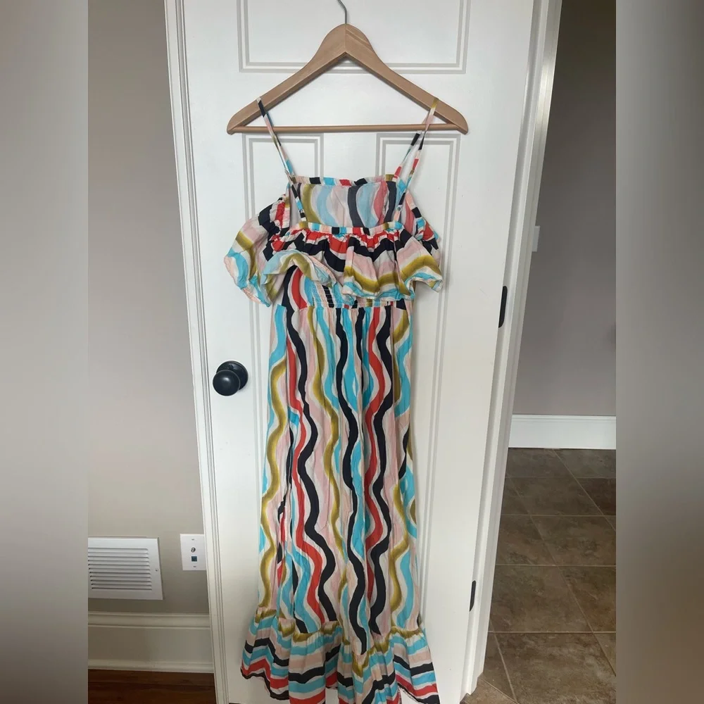 FARM Rio Sleeveless Ruffle Maxi Dress - Picture 6 of 7